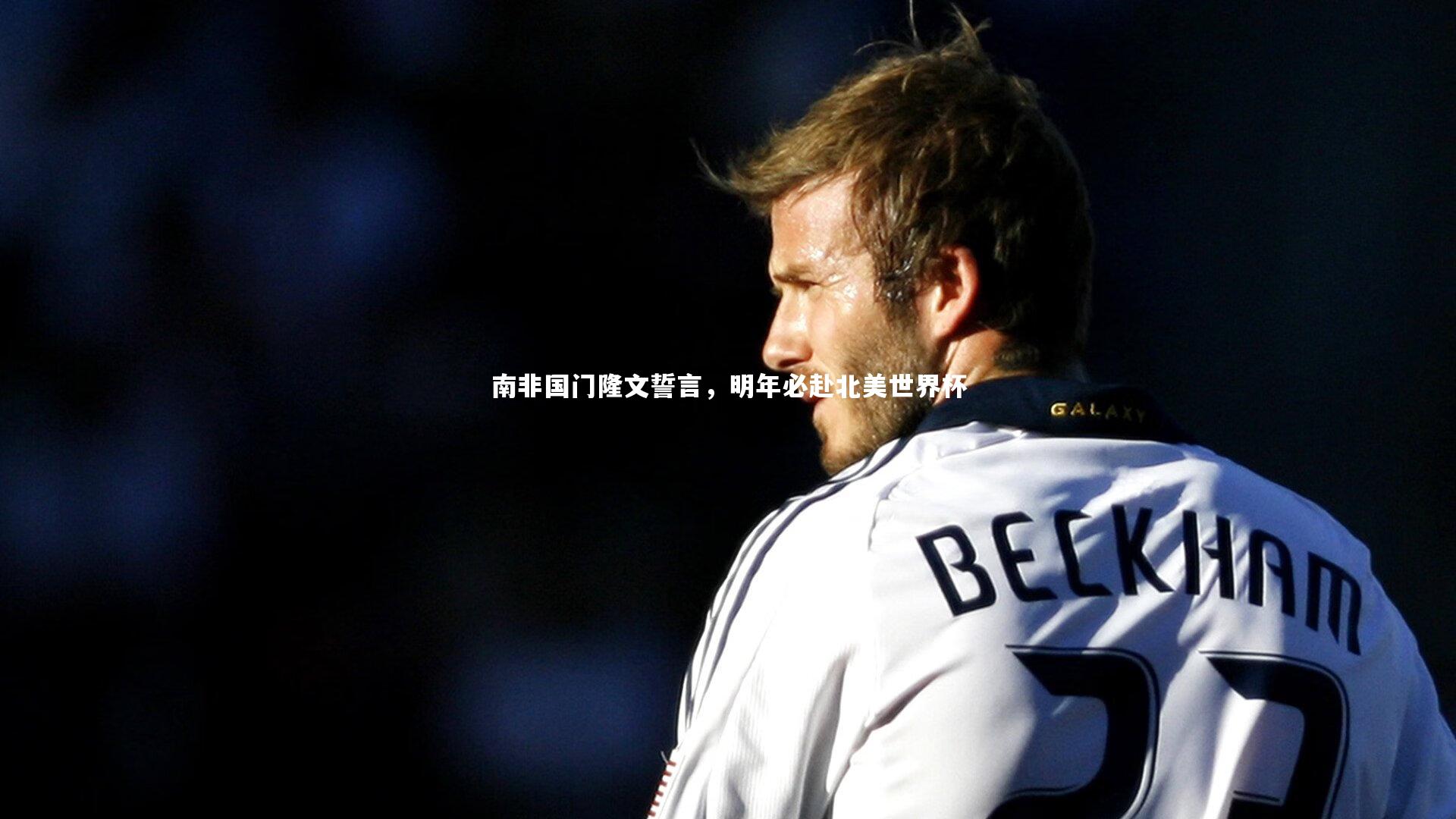 南非国门隆文誓言，明年必赴北美世界杯